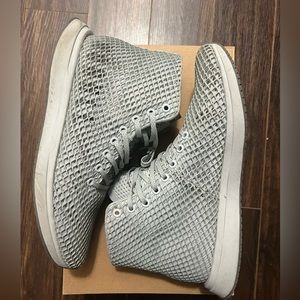 NOBULL Arctic grey mesh runner high *RARE*